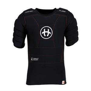 Langærmet floorball målmands t-shirt - Unihoc Flow, Sort