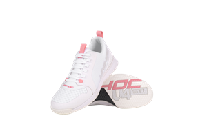 Unihoc sports sko - U4 Plus LowCut Lady - pigesko / kvindesko - Hvid/Pink