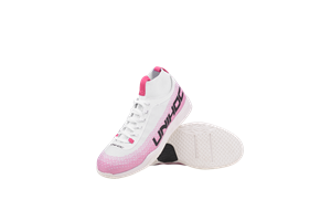 Sports sko - Unihoc U5 Pro MidCut Lady - floorballsko-Damesko-Pigesko-Hvid/Pink