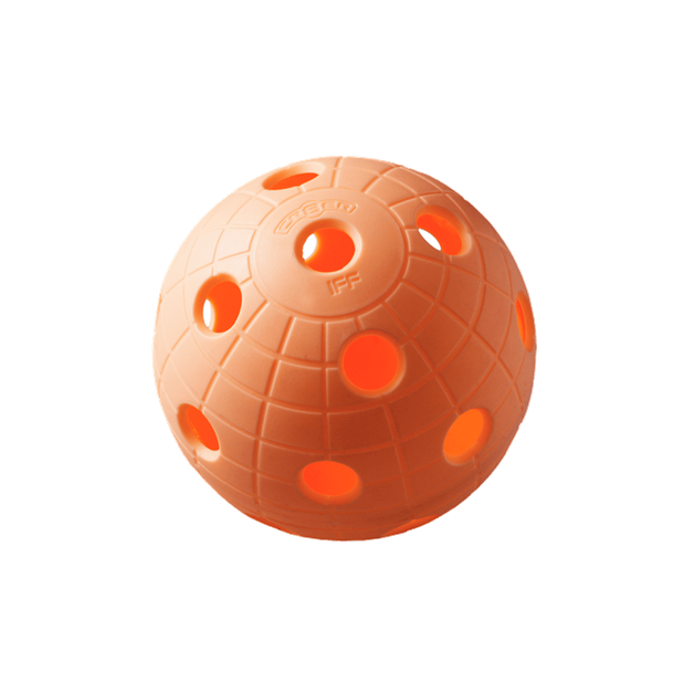 (Orange) Floorball bold - Unihoc CRATER ball - IFF godkendt (1 stk.)