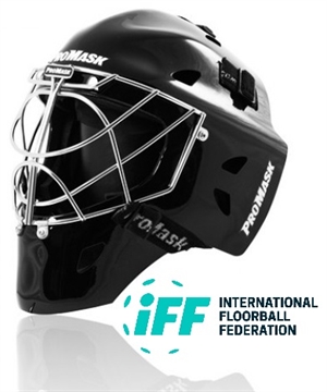 Målmands hjelm - Promask W11 Viper Premium - Sort floorball hjelm / Ishockey hjelm